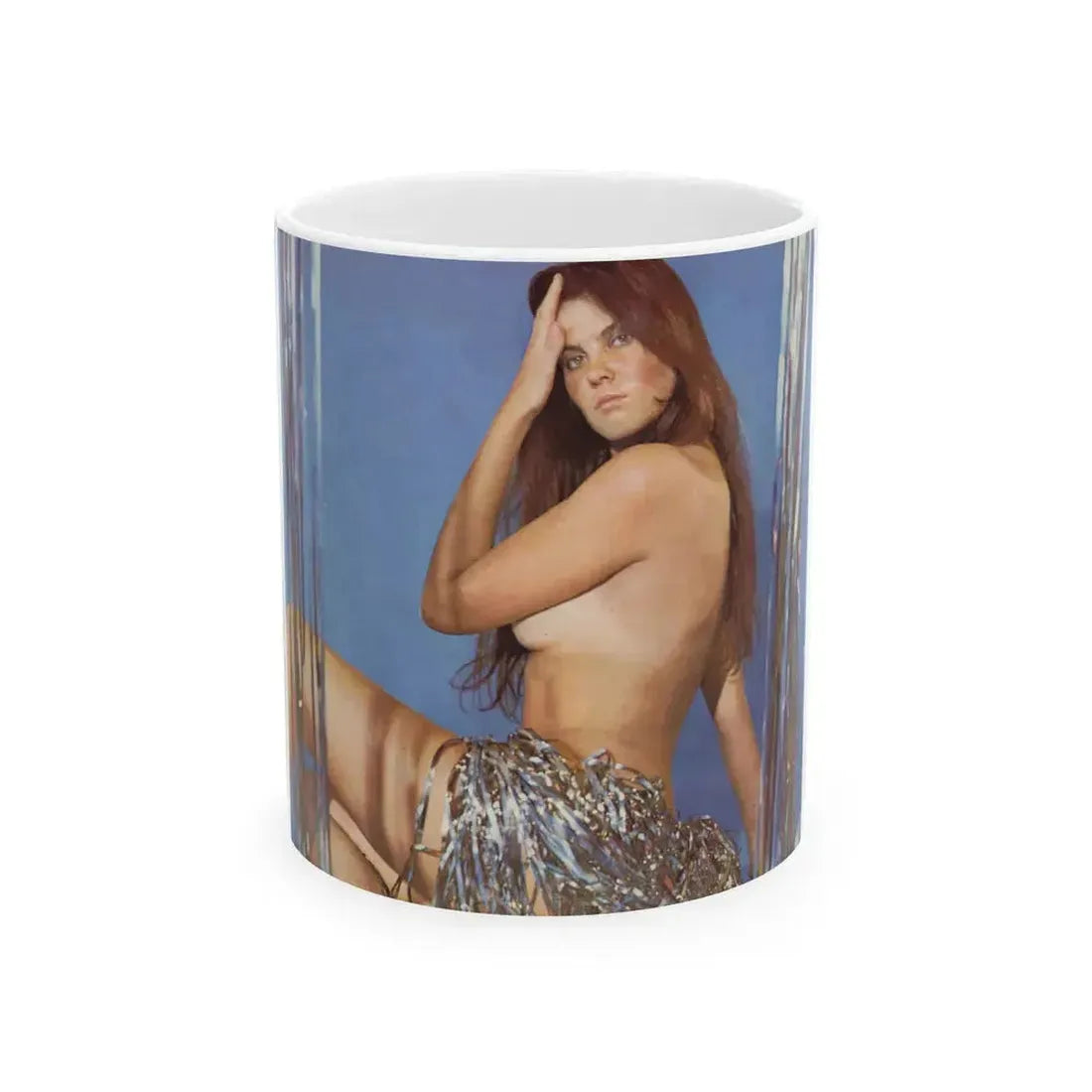 Caroline Munro #274 (Vintage Female Icon) White Coffee Mug 11oz - Go Mug Yourself