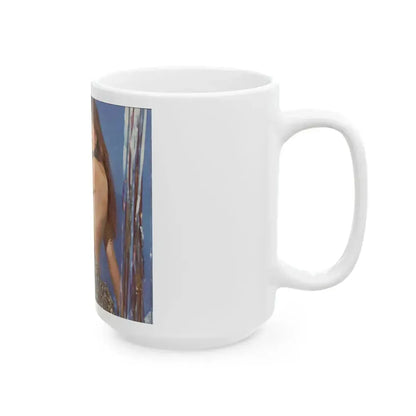 Caroline Munro #274 (Vintage Female Icon) White Coffee Mug - Go Mug Yourself