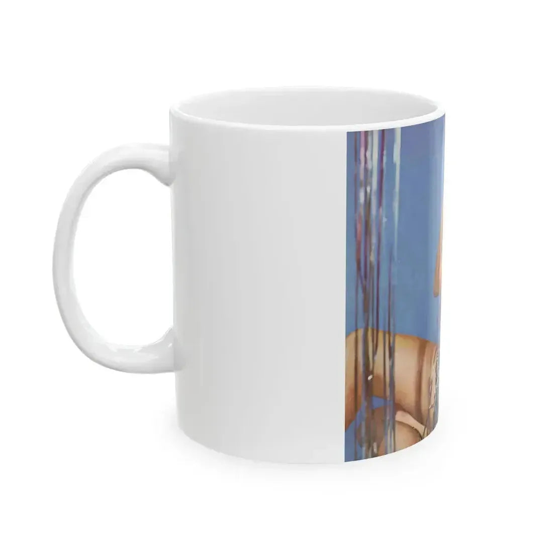 Caroline Munro #274 (Vintage Female Icon) White Coffee Mug - Go Mug Yourself