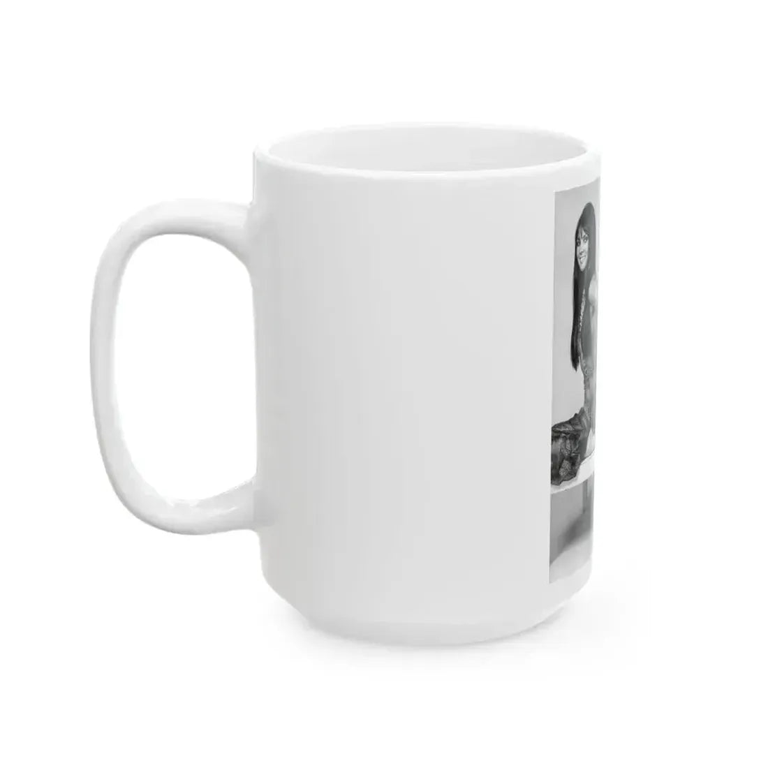 Caroline Munro #276 (Vintage Female Icon) White Coffee Mug - Go Mug Yourself