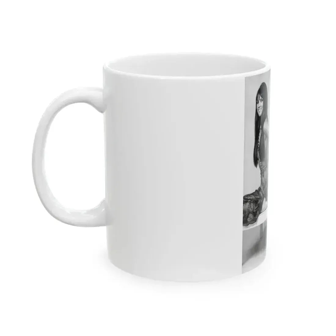 Caroline Munro #276 (Vintage Female Icon) White Coffee Mug - Go Mug Yourself