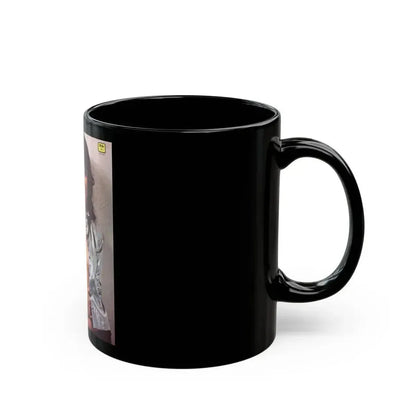 Caroline Munro #283 - Adam Mag. Cover (Vintage Female Icon) Black Coffee Mug - Go Mug Yourself