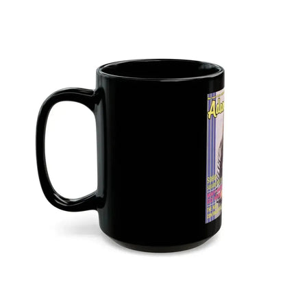 Caroline Munro #283 - Adam Mag. Cover (Vintage Female Icon) Black Coffee Mug - Go Mug Yourself