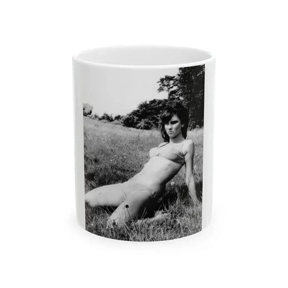 Caroline Munro #286 (Vintage Female Icon) White Coffee Mug 11oz - Go Mug Yourself