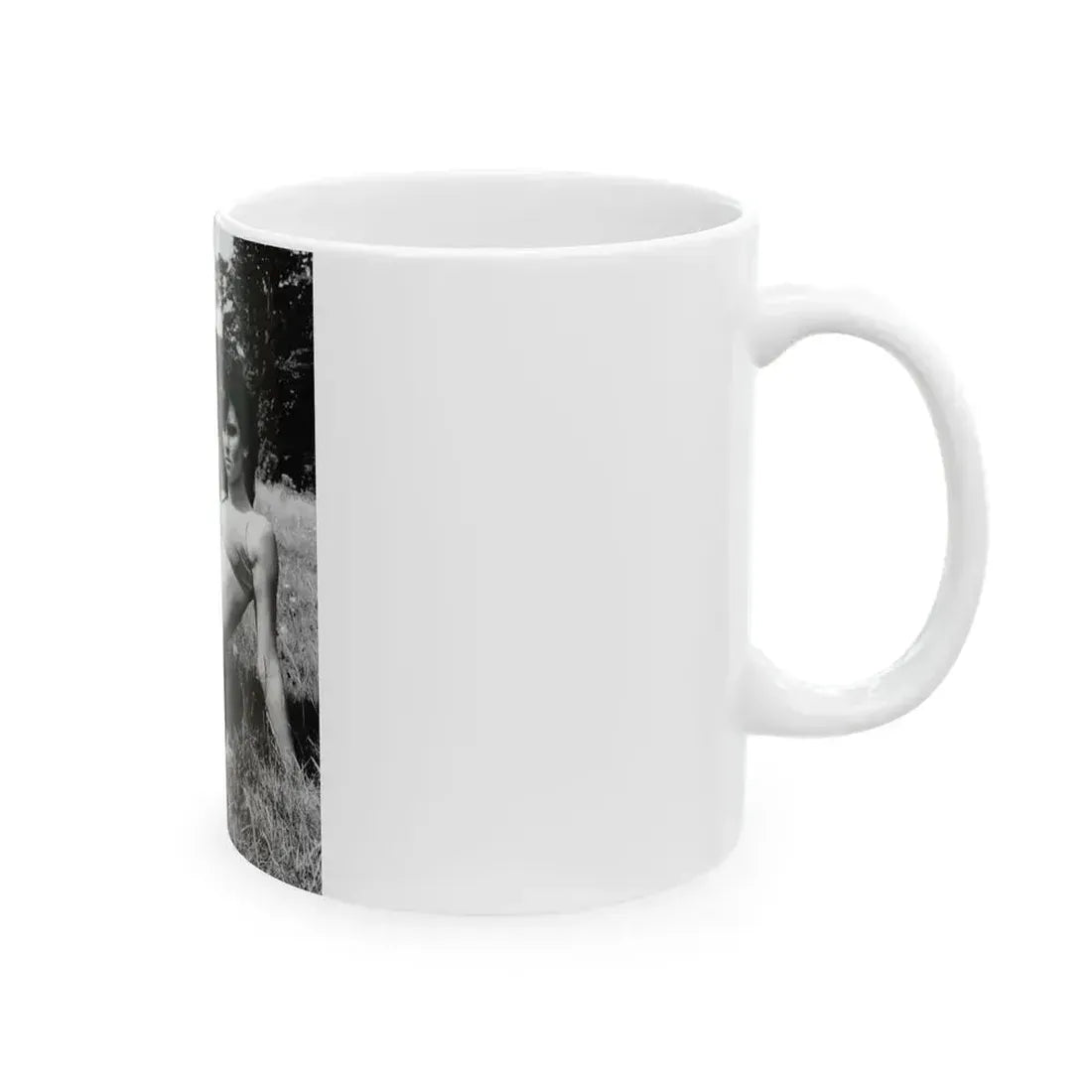 Caroline Munro #286 (Vintage Female Icon) White Coffee Mug - Go Mug Yourself