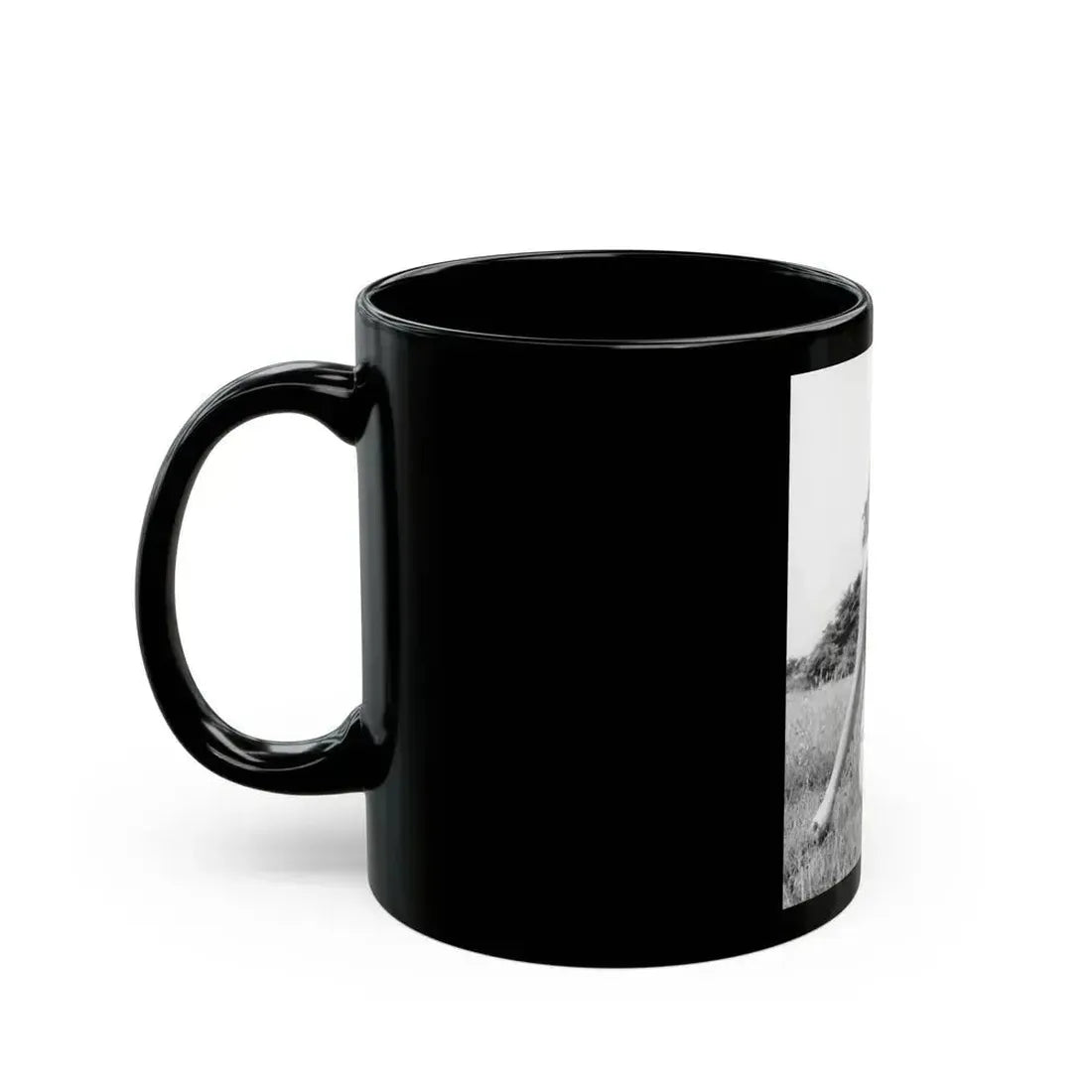 Caroline Munro #287 (Vintage Female Icon) Black Coffee Mug - Go Mug Yourself