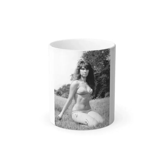 Caroline Munro #287 (Vintage Female Icon) Color Changing Mug 11oz 11oz - Go Mug Yourself