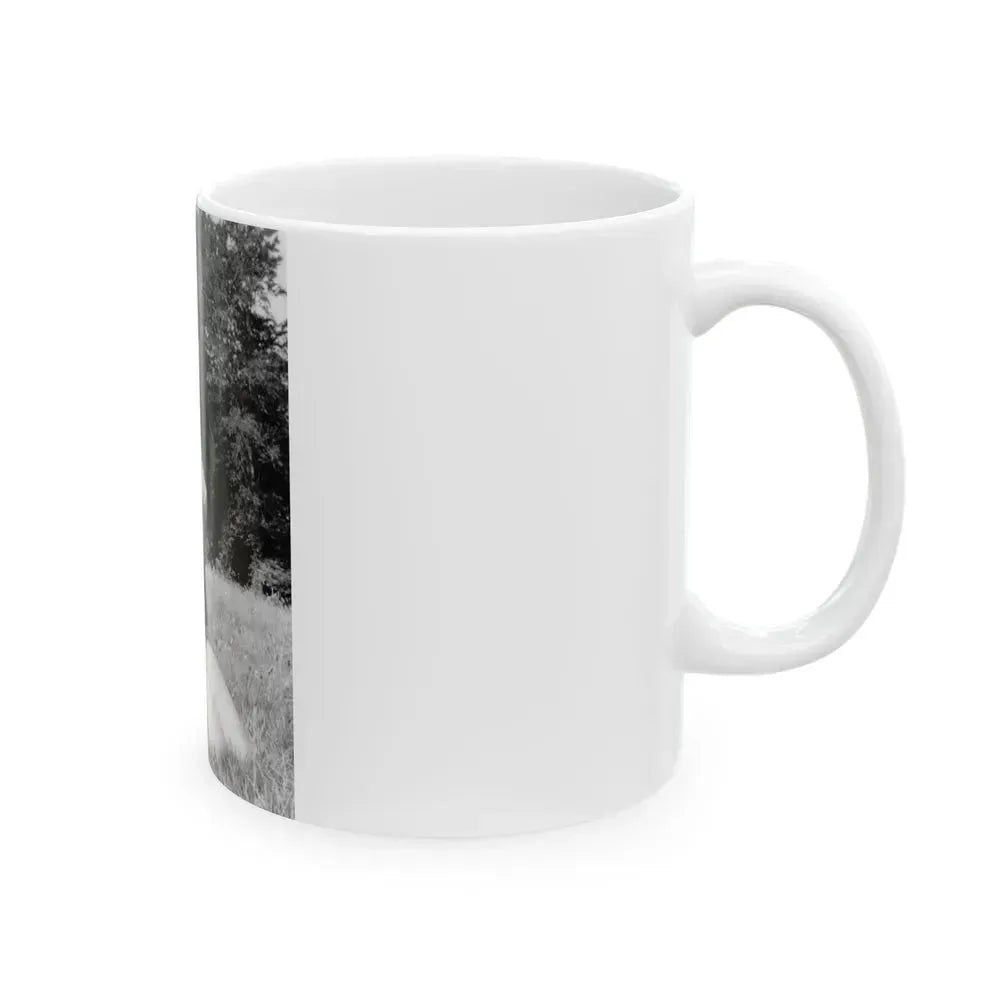 Caroline Munro #287 (Vintage Female Icon) White Coffee Mug - Go Mug Yourself