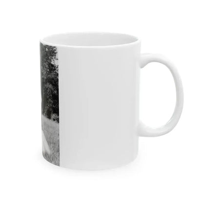 Caroline Munro #287 (Vintage Female Icon) White Coffee Mug - Go Mug Yourself