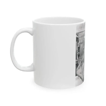 Caroline Munro #288 (Vintage Female Icon) White Coffee Mug - Go Mug Yourself