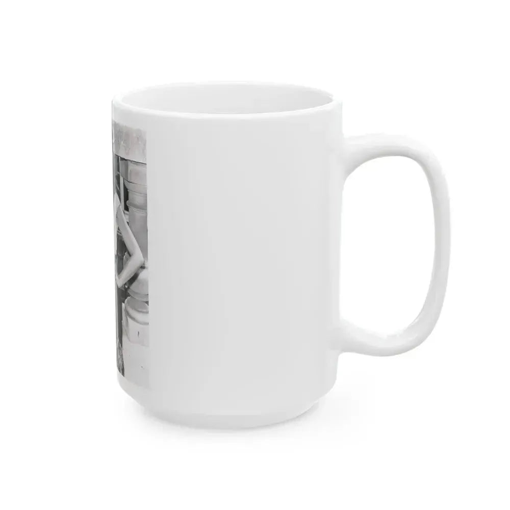 Caroline Munro #288 (Vintage Female Icon) White Coffee Mug - Go Mug Yourself