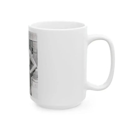 Caroline Munro #288 (Vintage Female Icon) White Coffee Mug - Go Mug Yourself