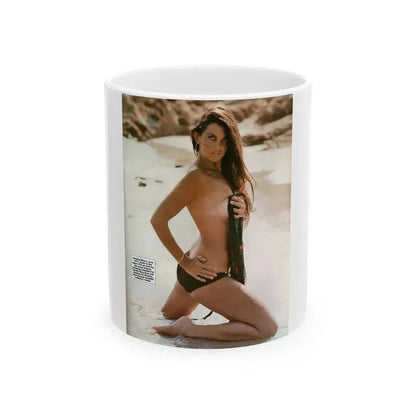 Caroline Munro #294 (Vintage Female Icon) White Coffee Mug 11oz - Go Mug Yourself