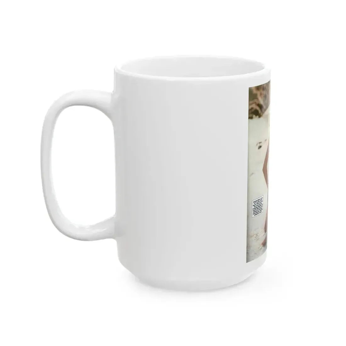 Caroline Munro #294 (Vintage Female Icon) White Coffee Mug - Go Mug Yourself