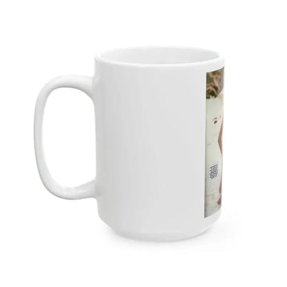 Caroline Munro #294 (Vintage Female Icon) White Coffee Mug - Go Mug Yourself