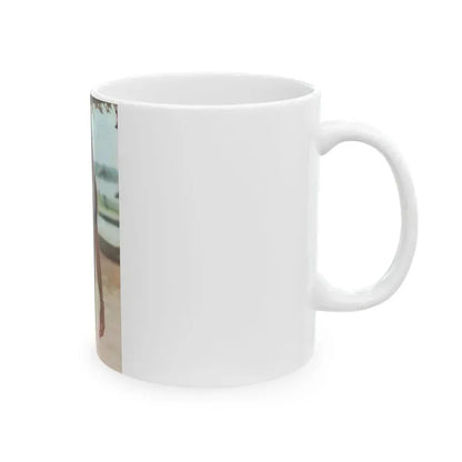 Caroline Munro #295 (Vintage Female Icon) White Coffee Mug - Go Mug Yourself