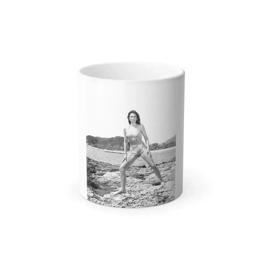 Caroline Munro #296 (Vintage Female Icon) Color Changing Mug 11oz 11oz - Go Mug Yourself