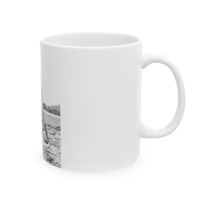 Caroline Munro #296 (Vintage Female Icon) White Coffee Mug - Go Mug Yourself