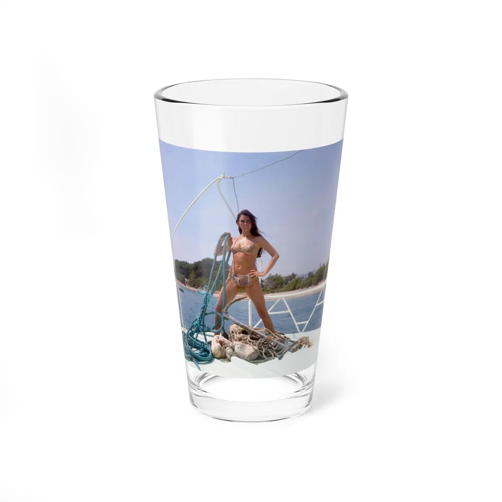 Caroline Munro #297 (Vintage Female Icon) Pint Glass 16oz-16oz-Go Mug Yourself