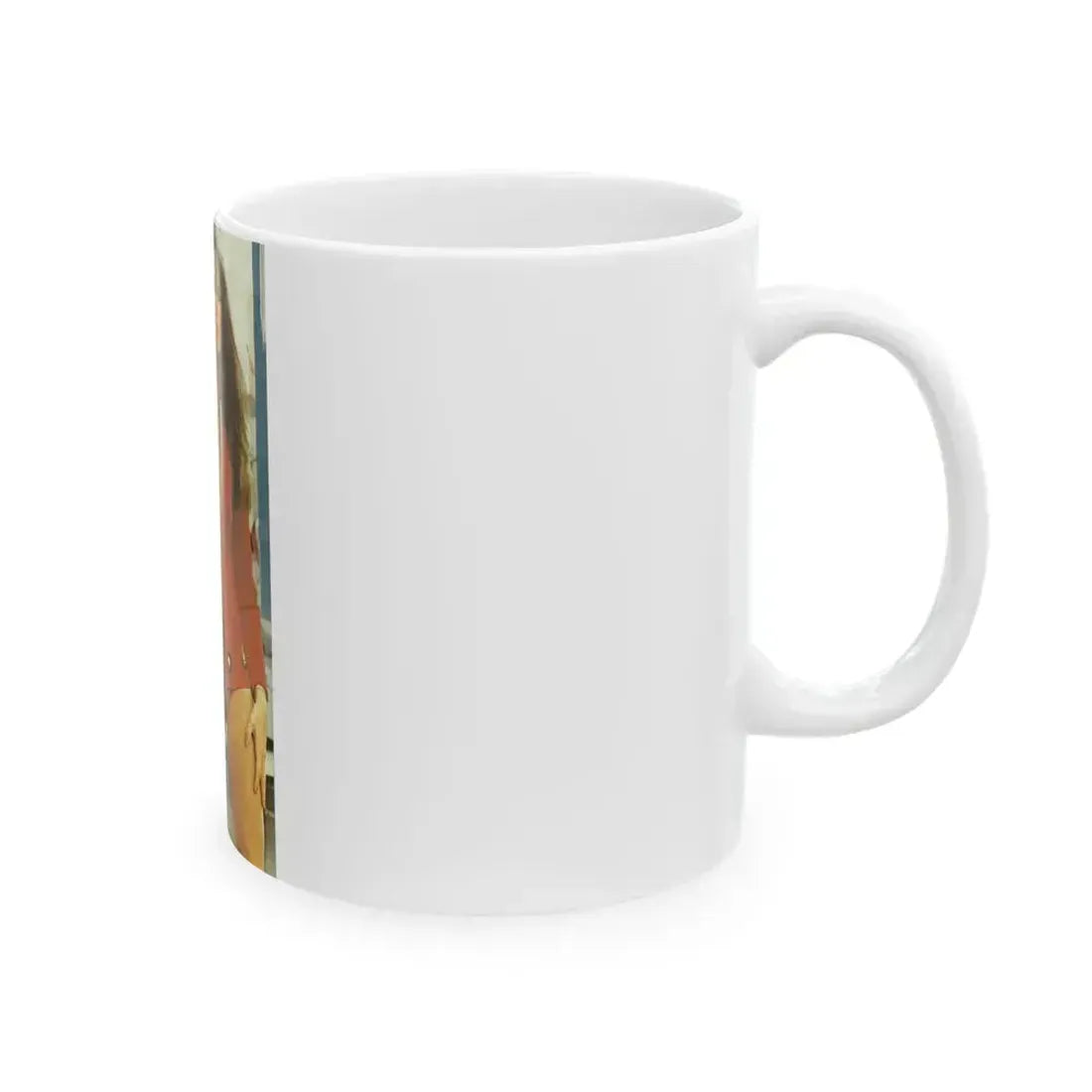 Caroline Munro #299 (Vintage Female Icon) White Coffee Mug - Go Mug Yourself