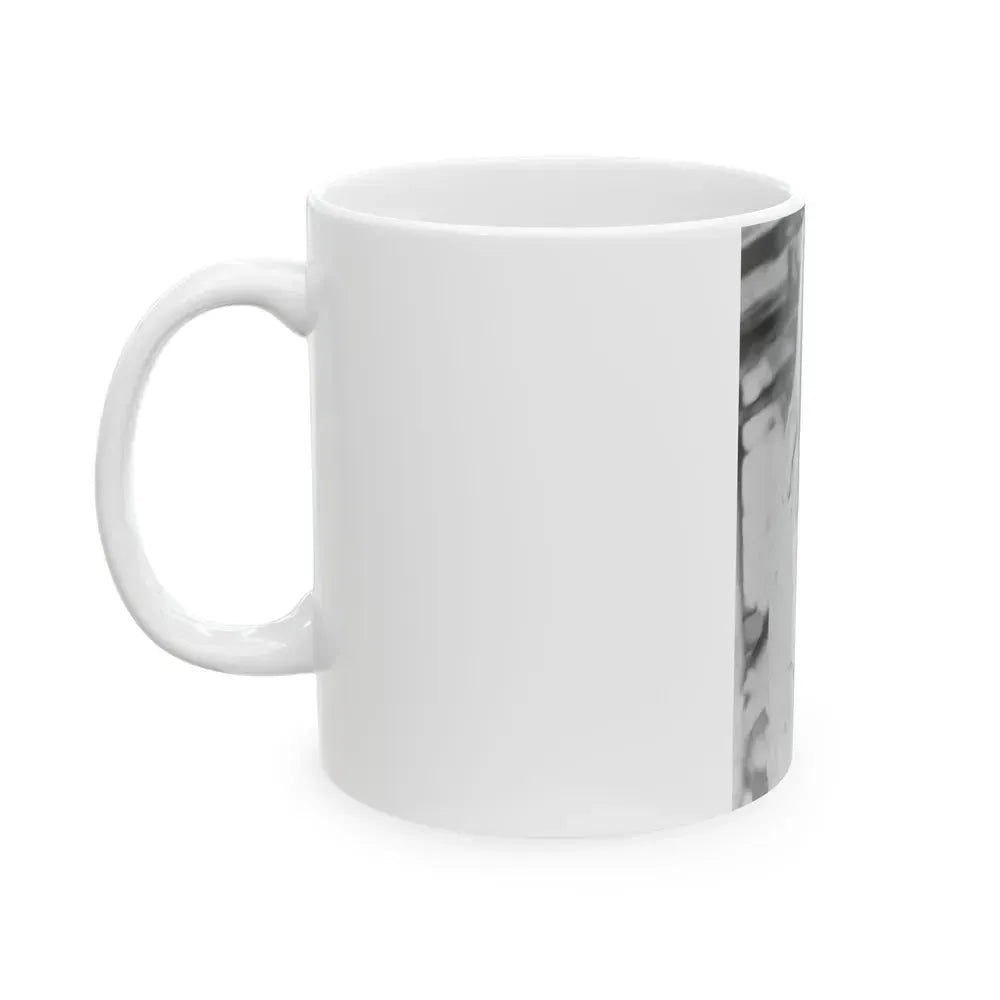 Caroline Munro #300 (Vintage Female Icon) White Coffee Mug - Go Mug Yourself