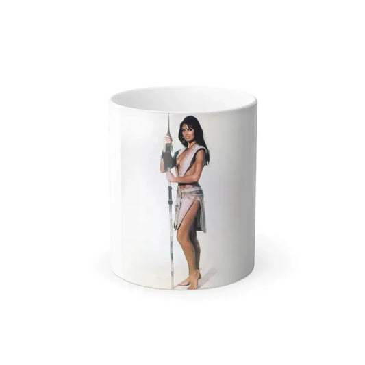 Caroline Munro #301 (Vintage Female Icon) Color Changing Mug 11oz 11oz - Go Mug Yourself