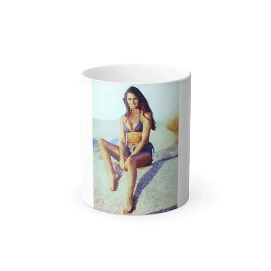 Caroline Munro #302 (Vintage Female Icon) Color Changing Mug 11oz 11oz - Go Mug Yourself