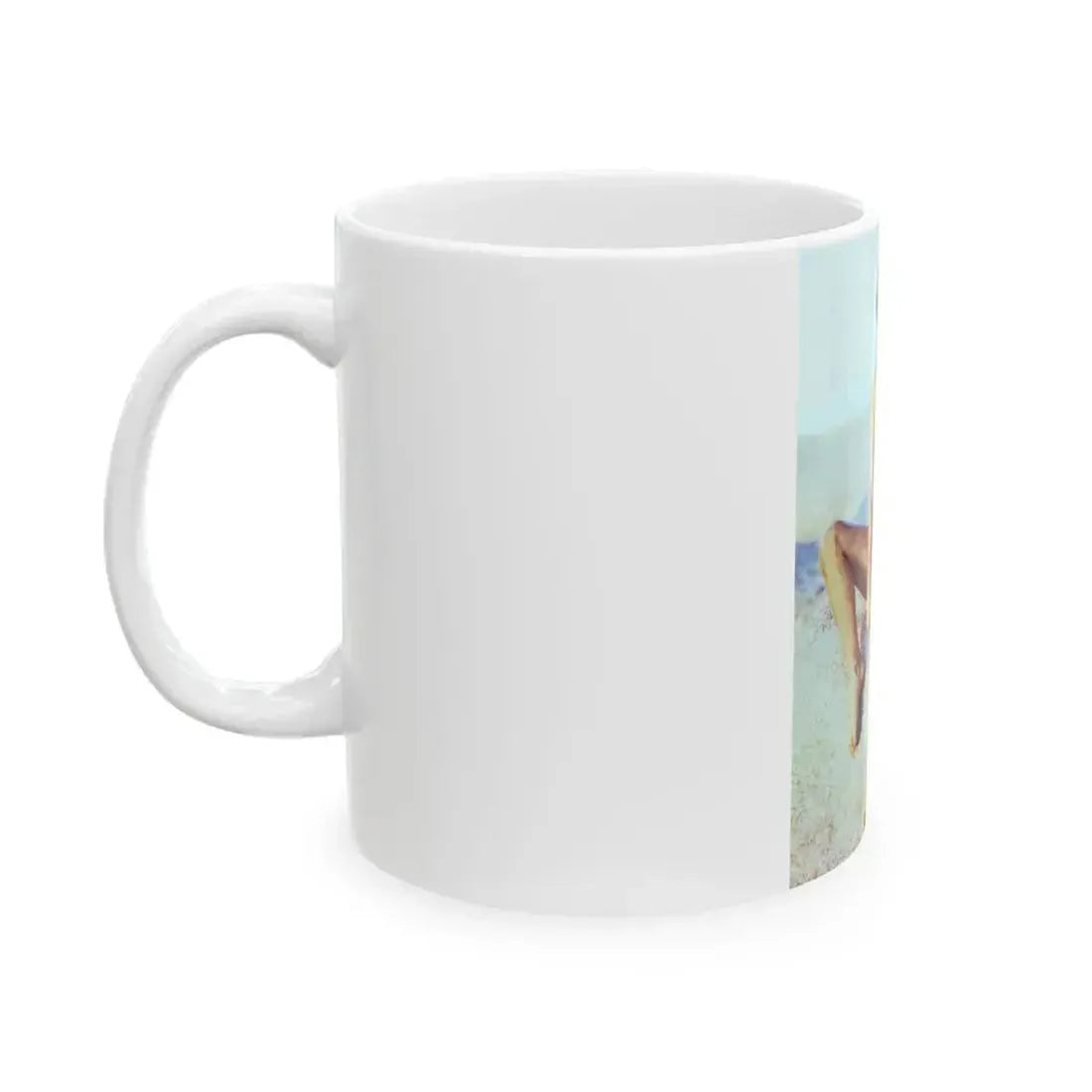 Caroline Munro #302 (Vintage Female Icon) White Coffee Mug - Go Mug Yourself