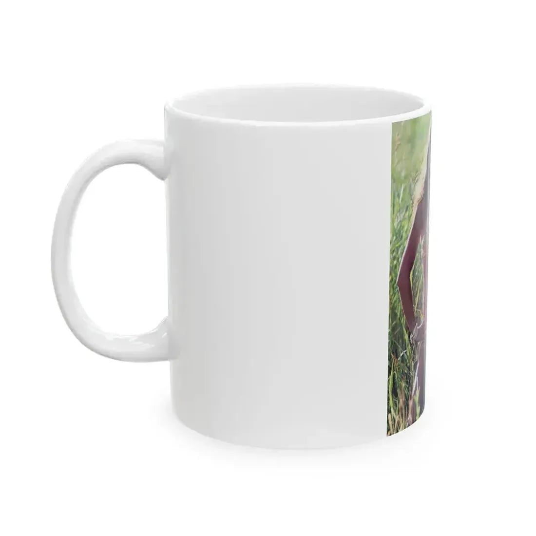 Caroline Munro #303 (Vintage Female Icon) White Coffee Mug - Go Mug Yourself