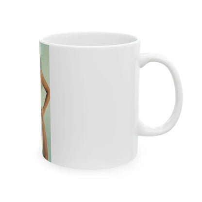 Caroline Munro #304 (Vintage Female Icon) White Coffee Mug - Go Mug Yourself