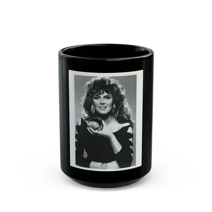 Caroline Munro #311 (Vintage Female Icon) Black Coffee Mug 15oz - Go Mug Yourself