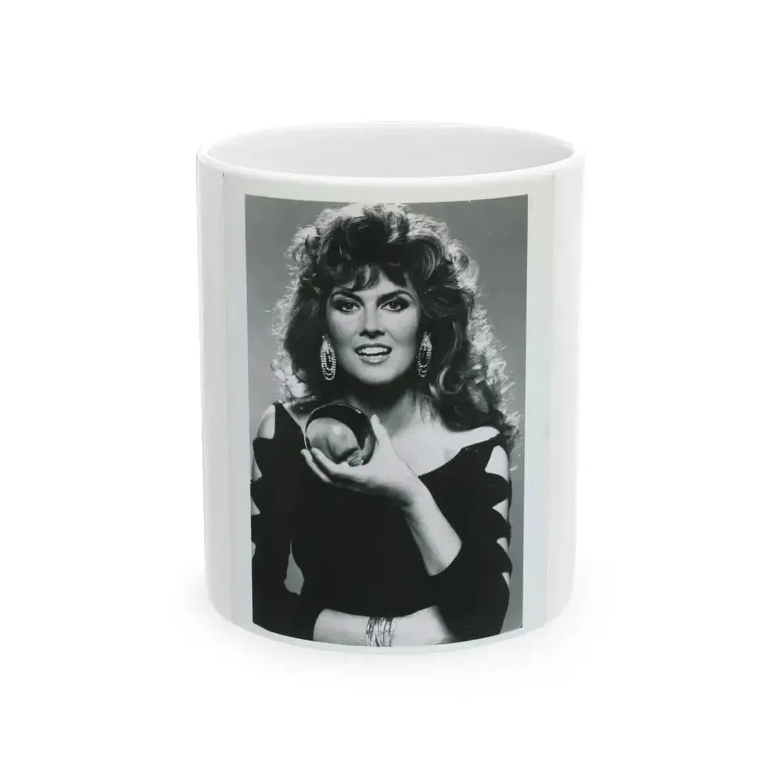 Caroline Munro #311 (Vintage Female Icon) White Coffee Mug 11oz - Go Mug Yourself