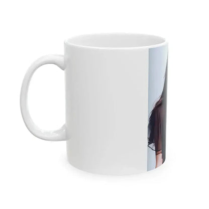 Caroline Munro #314 (Vintage Female Icon) White Coffee Mug - Go Mug Yourself