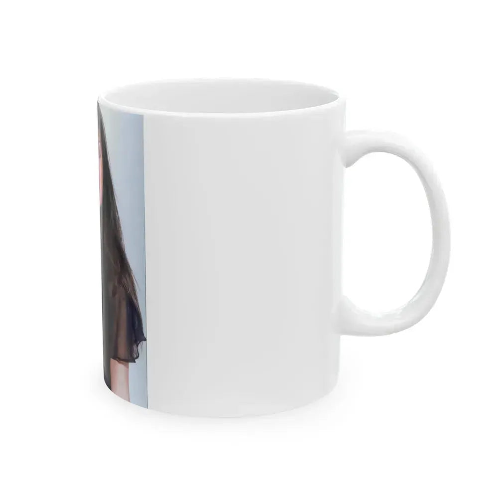 Caroline Munro #314 (Vintage Female Icon) White Coffee Mug - Go Mug Yourself