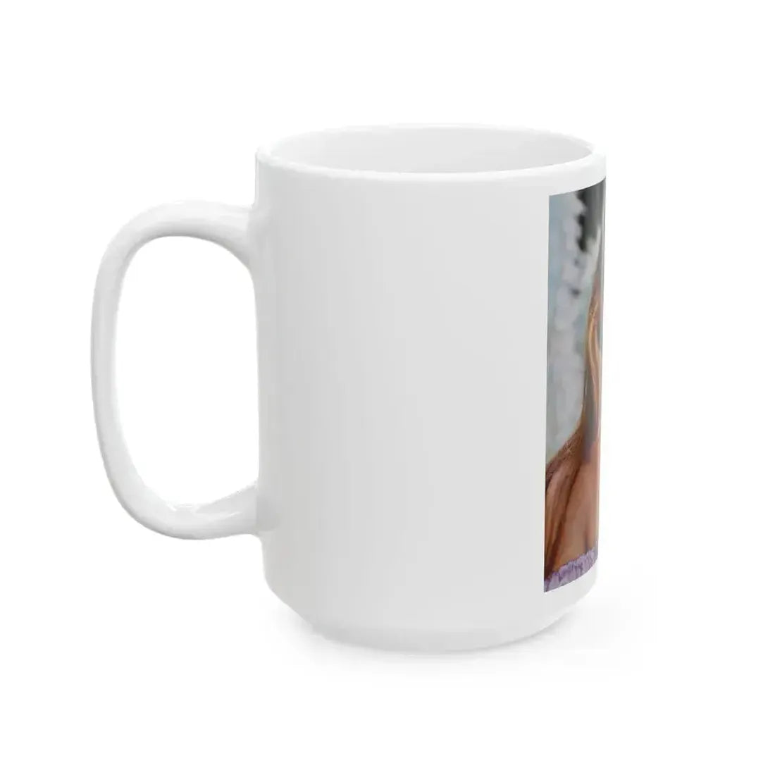 Caroline Munro #318 (Vintage Female Icon) White Coffee Mug - Go Mug Yourself