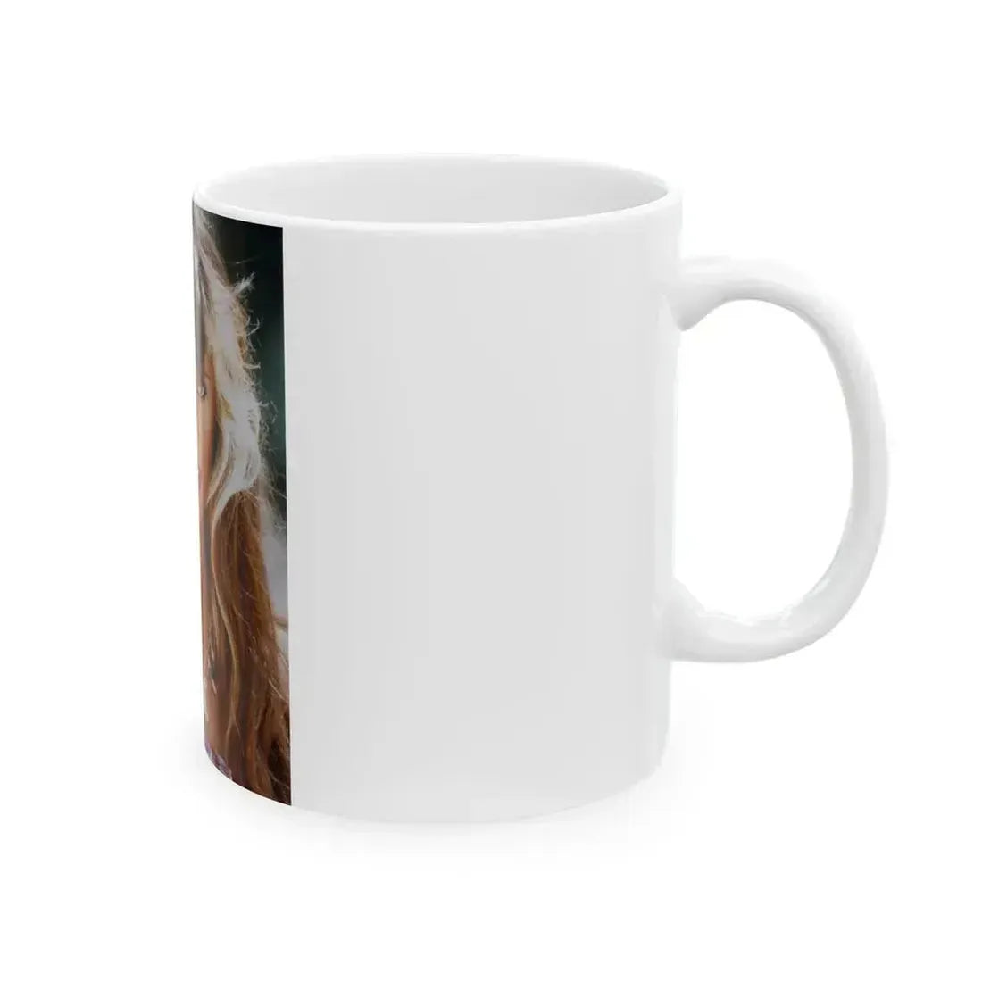 Caroline Munro #318 (Vintage Female Icon) White Coffee Mug - Go Mug Yourself