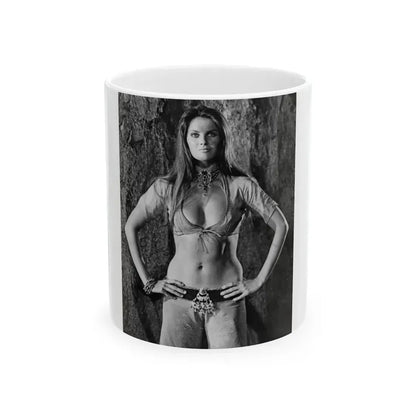 Caroline Munro #320 (Vintage Female Icon) White Coffee Mug 11oz - Go Mug Yourself