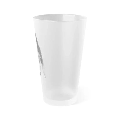 Caroline Munro #321 (Vintage Female Icon) Frosted Pint Glass 16oz - Go Mug Yourself