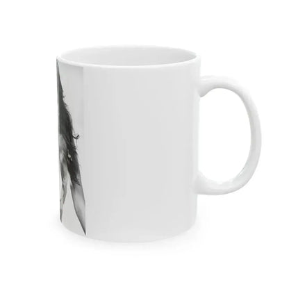 Caroline Munro #321 (Vintage Female Icon) White Coffee Mug - Go Mug Yourself