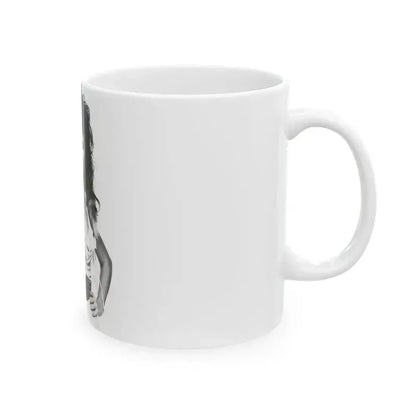 Caroline Munro #322 (Vintage Female Icon) White Coffee Mug - Go Mug Yourself