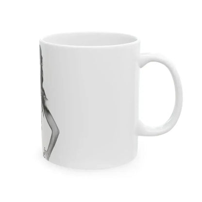 Caroline Munro #324 (Vintage Female Icon) White Coffee Mug - Go Mug Yourself