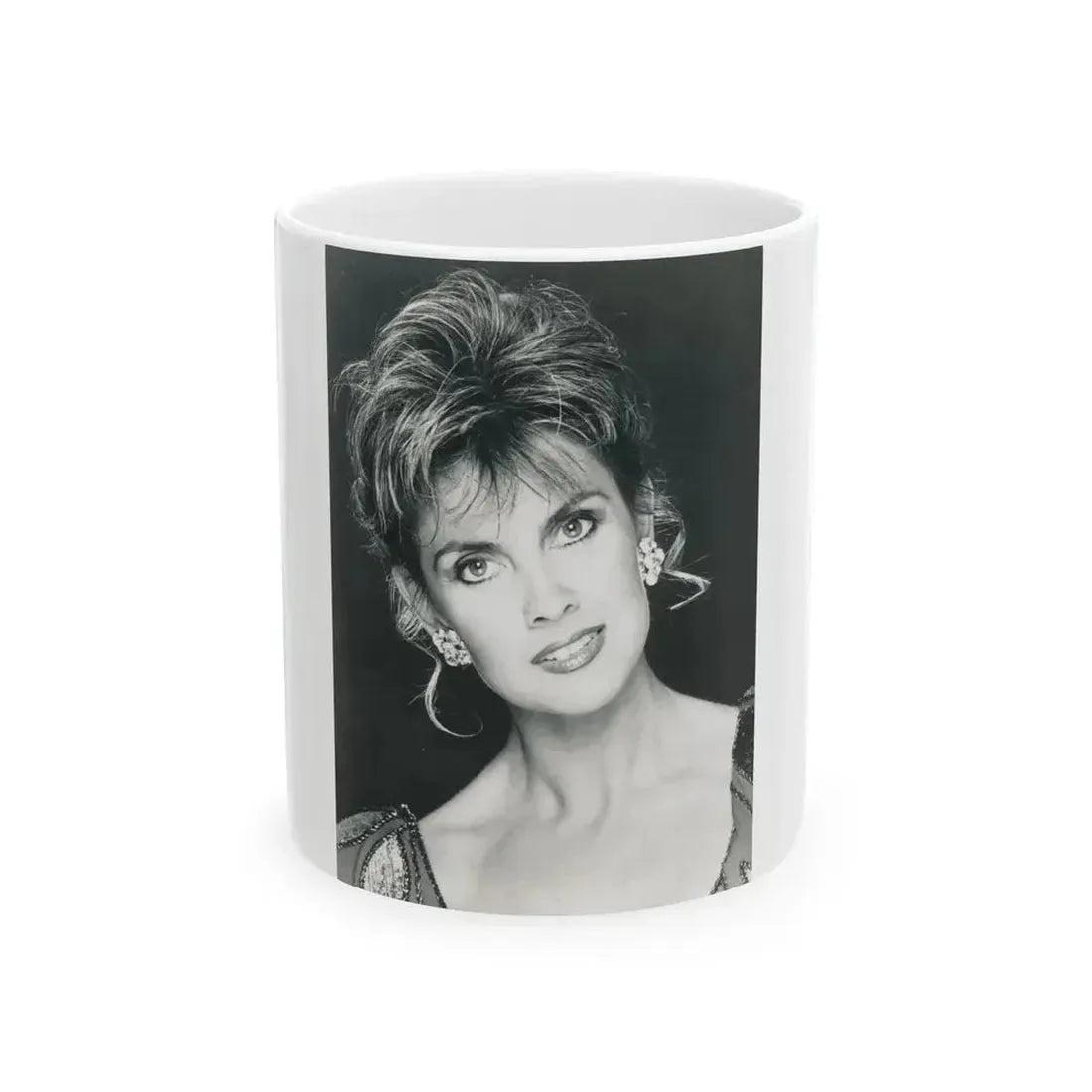 Caroline Munro #325 (Vintage Female Icon) White Coffee Mug 11oz - Go Mug Yourself