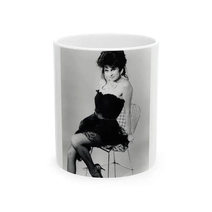 Caroline Munro #326 (Vintage Female Icon) White Coffee Mug 11oz - Go Mug Yourself
