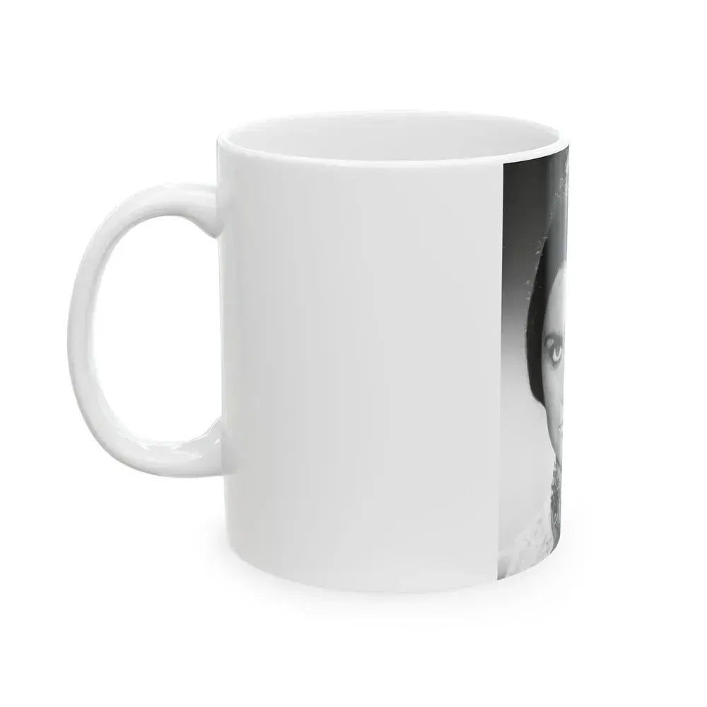 Caroline Munro #328 (Vintage Female Icon) White Coffee Mug - Go Mug Yourself