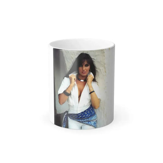 Caroline Munro #331 (Vintage Female Icon) Color Changing Mug 11oz 11oz - Go Mug Yourself
