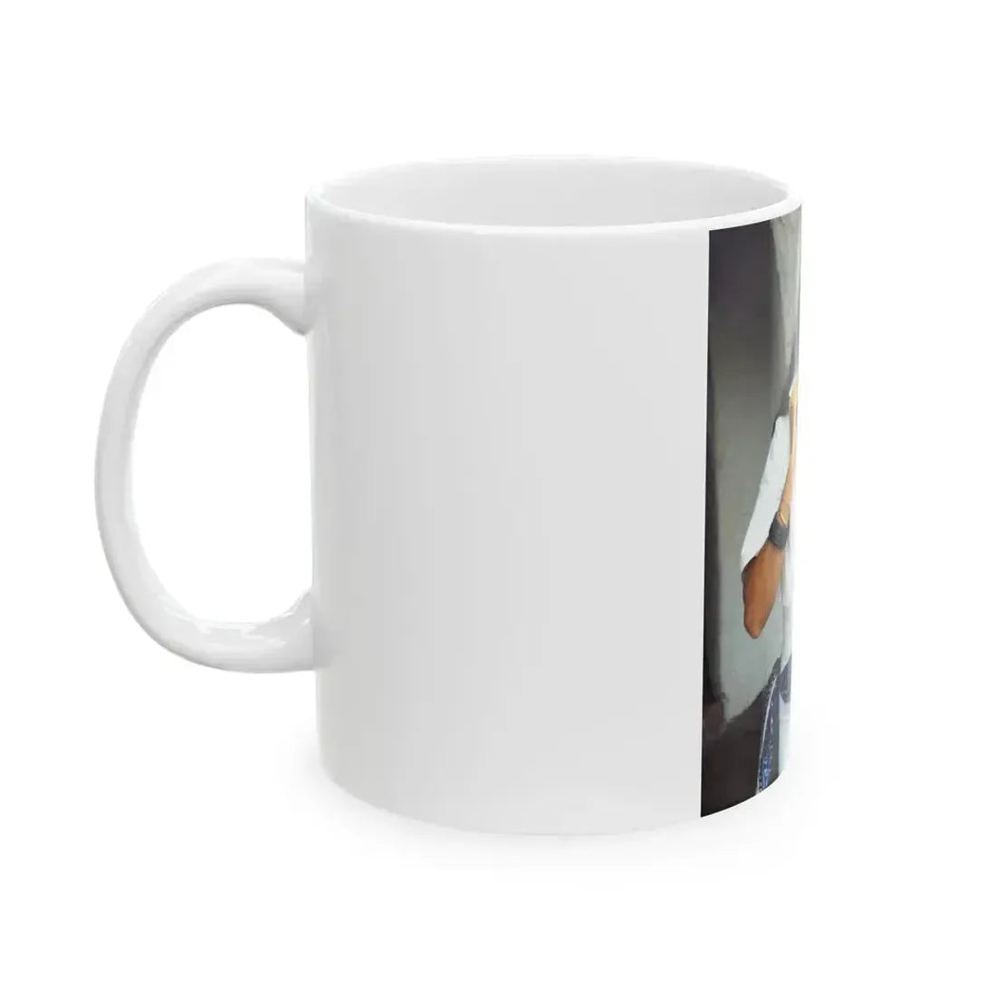 Caroline Munro #331 (Vintage Female Icon) White Coffee Mug - Go Mug Yourself