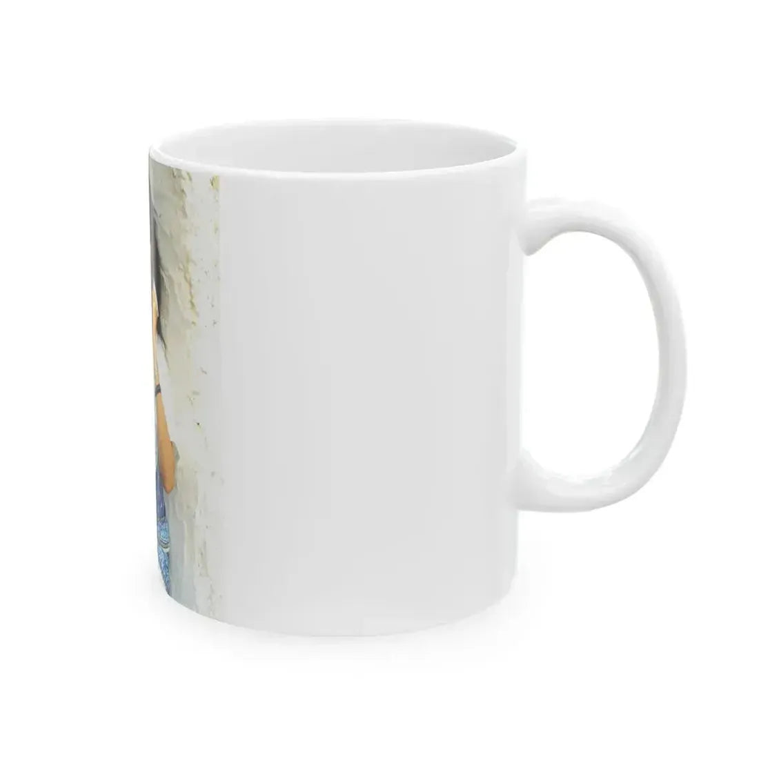 Caroline Munro #331 (Vintage Female Icon) White Coffee Mug - Go Mug Yourself