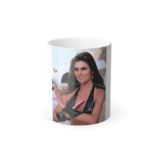 Caroline Munro #335 (Vintage Female Icon) Color Changing Mug 11oz 11oz - Go Mug Yourself