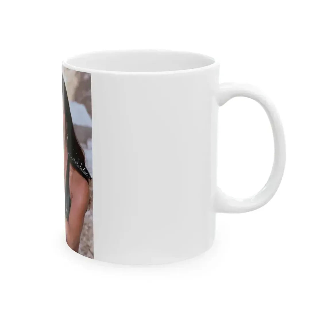 Caroline Munro #335 (Vintage Female Icon) White Coffee Mug - Go Mug Yourself