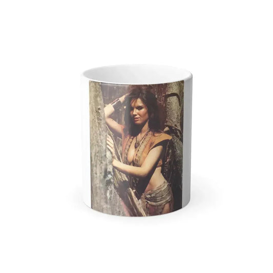 Caroline Munro #337 (Vintage Female Icon) Color Changing Mug 11oz 11oz - Go Mug Yourself